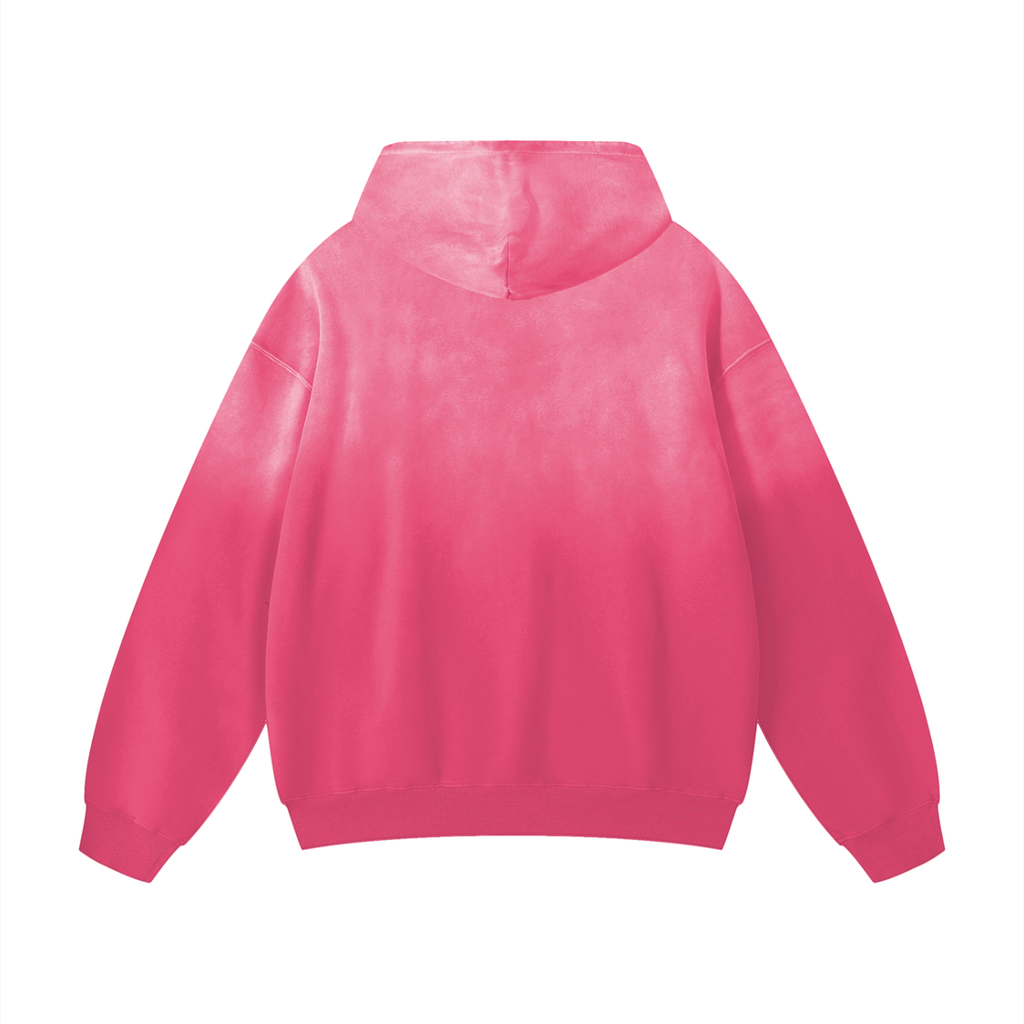 CUTOUT HEAVYWEIGHT SUNFADE HOODED SWEATSHIRT