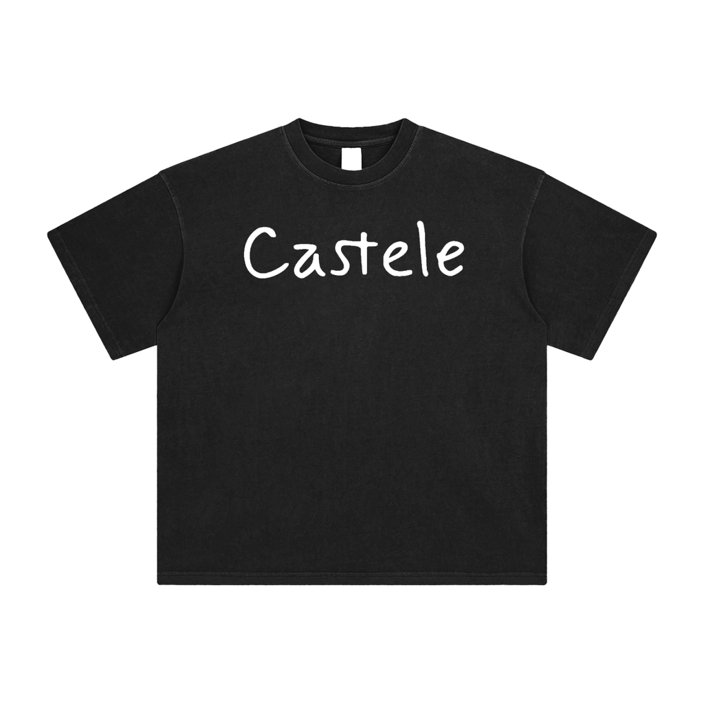 LOGO ENZYME WASH TEE